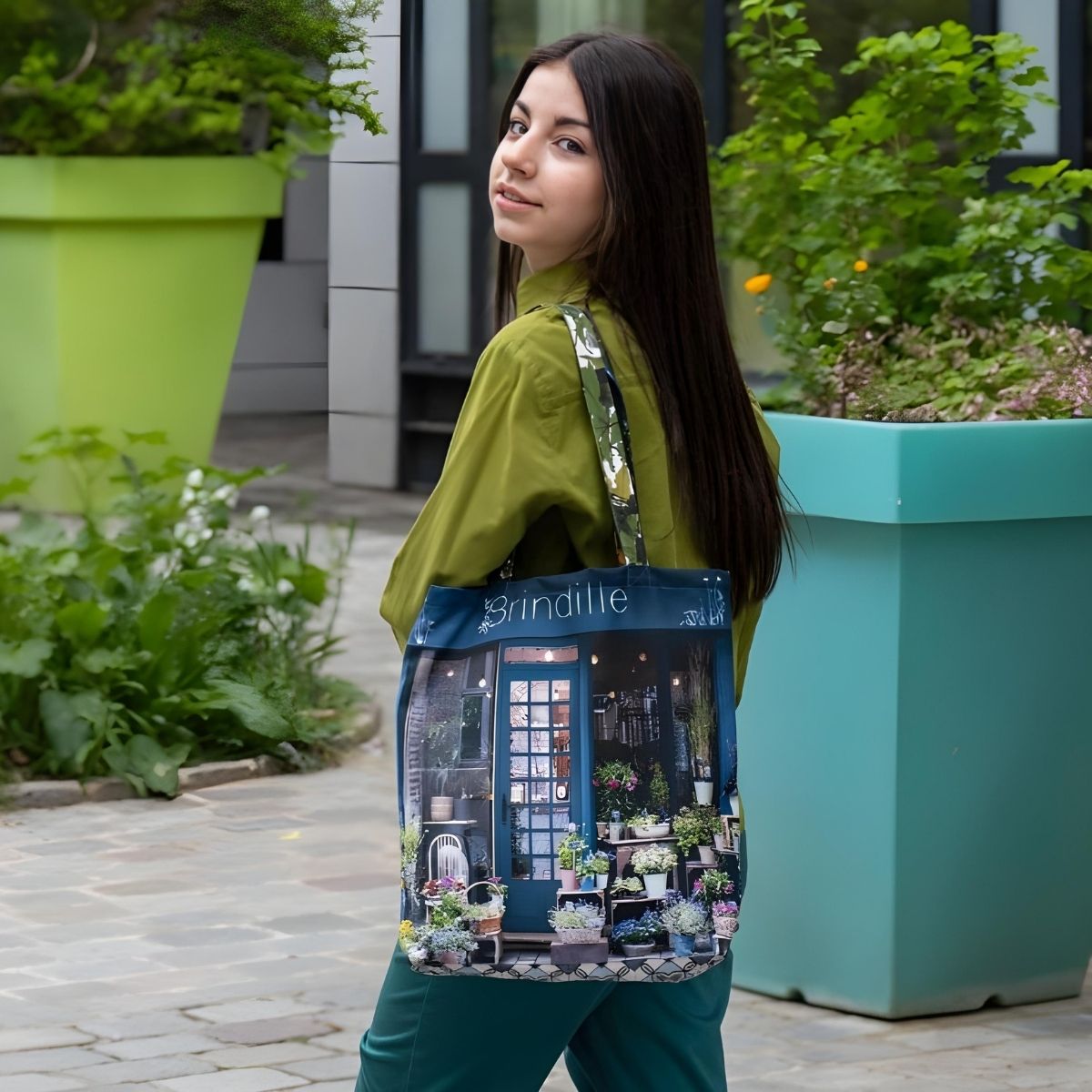 Maron Bouillie Paris Florist Brindille Tote Bag