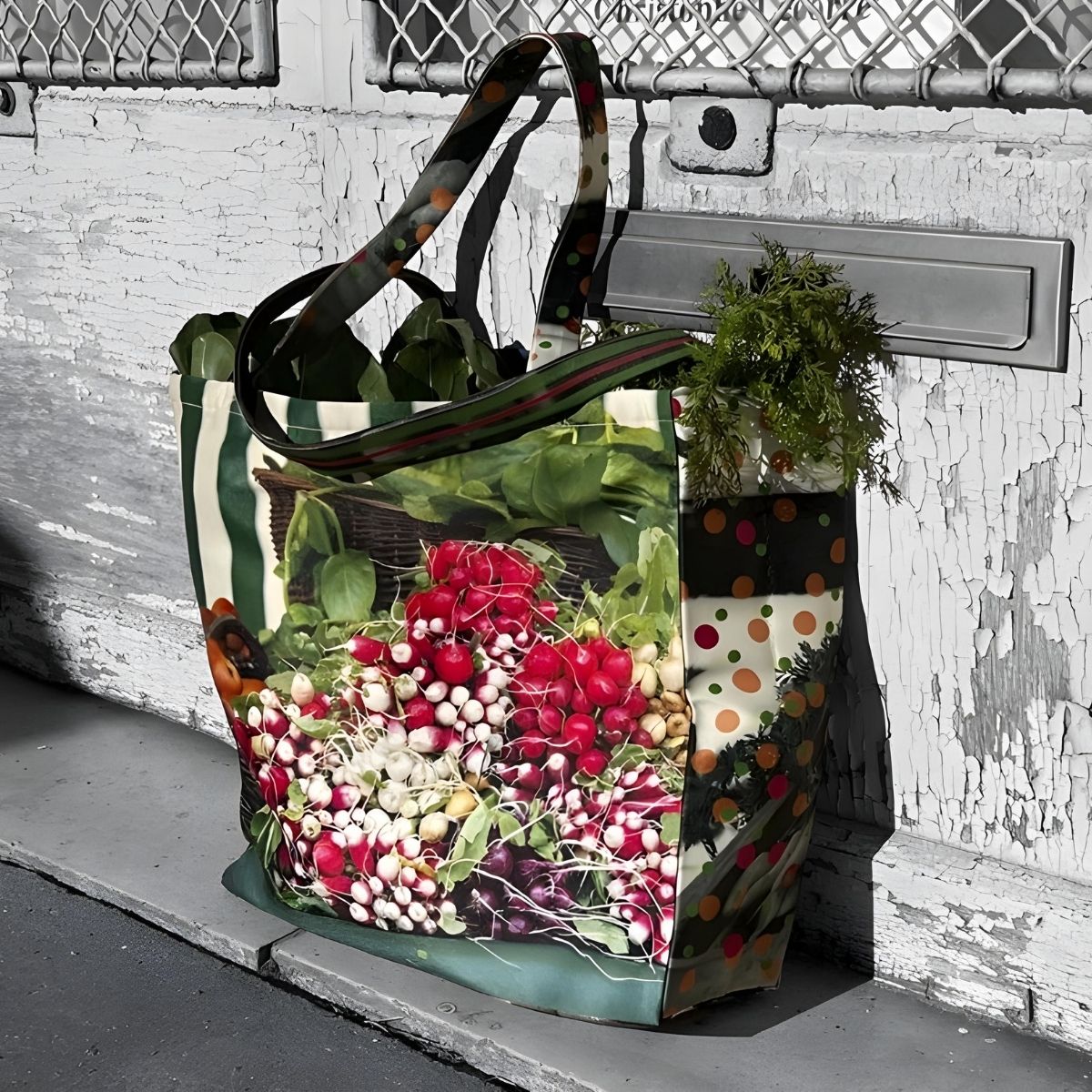 Maron Bouillie Market Bag - Radish Carrots