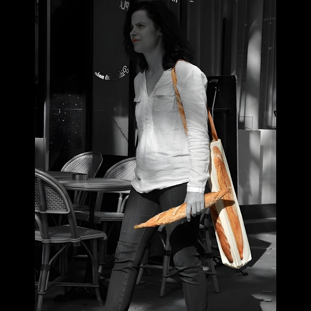 Maron Bouillie Baguette Bag