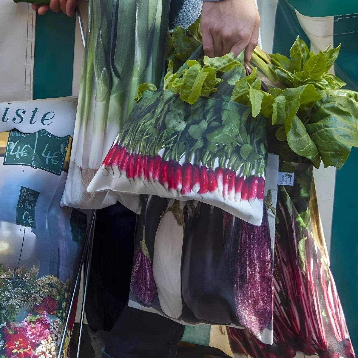 Maron Bouillie Radish Shopping Bag