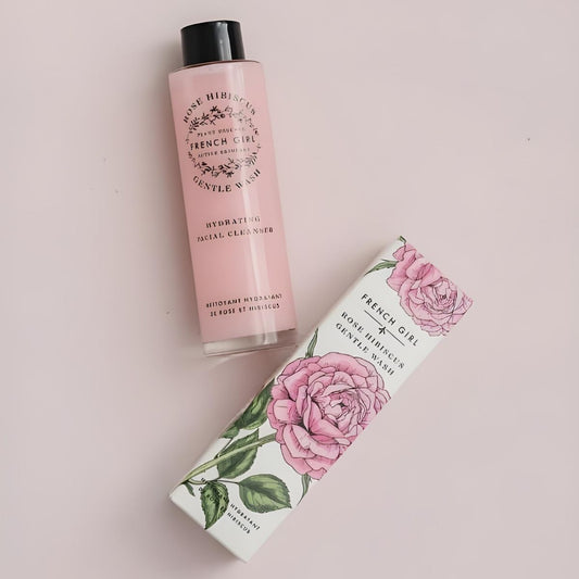 French Girl Organic Rose Hibiscus Gentle Facial Wash - 3.4 oz