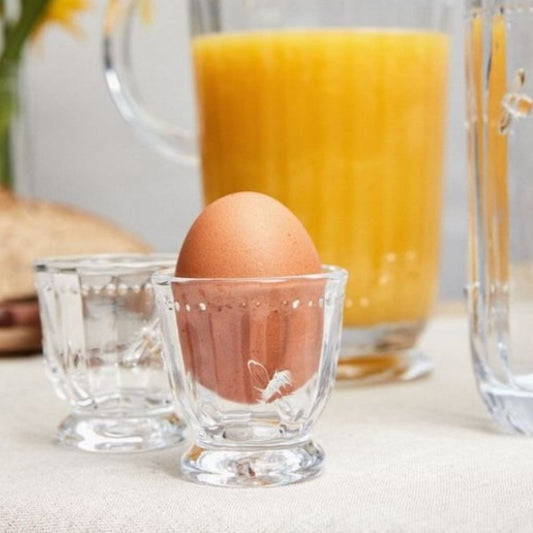 Joules Bee Glass Egg Cup Set of 2
