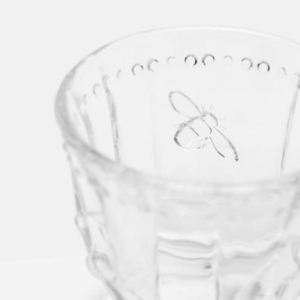 Joules Bee Glass Egg Cup Set of 2