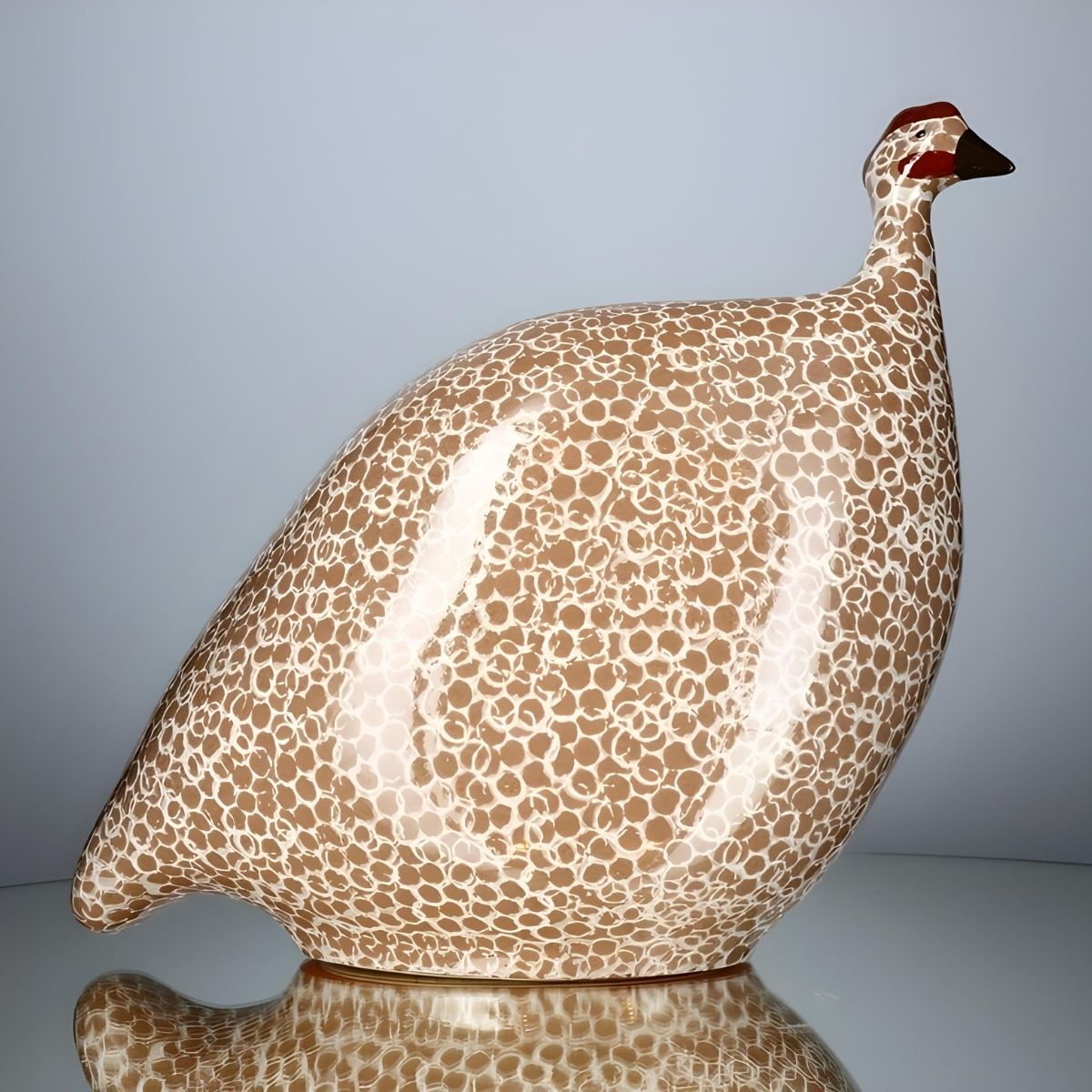 Les Ceramiques de Lussan Guinea Brown Spotted White