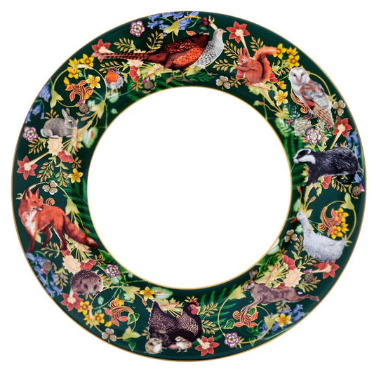 Halcyon Days Woodland Wildlife 10" Dinner Plate