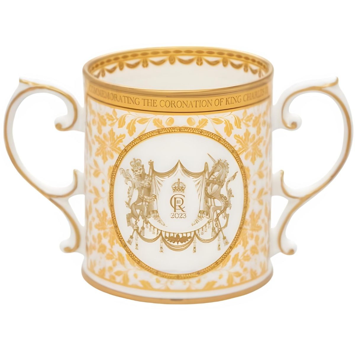 Halcyon Days Coronation Gold Loving Cup