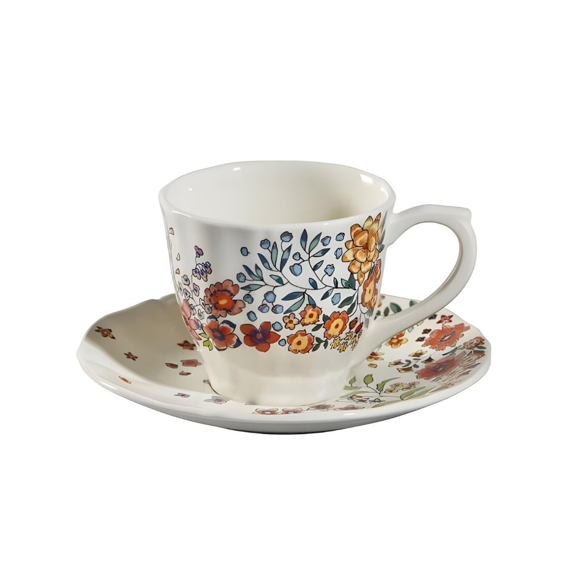 Gien Poesie Teacup & Saucer