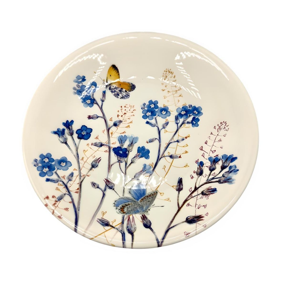 Gien Azure Lunch Plate Set of 4 - Retired