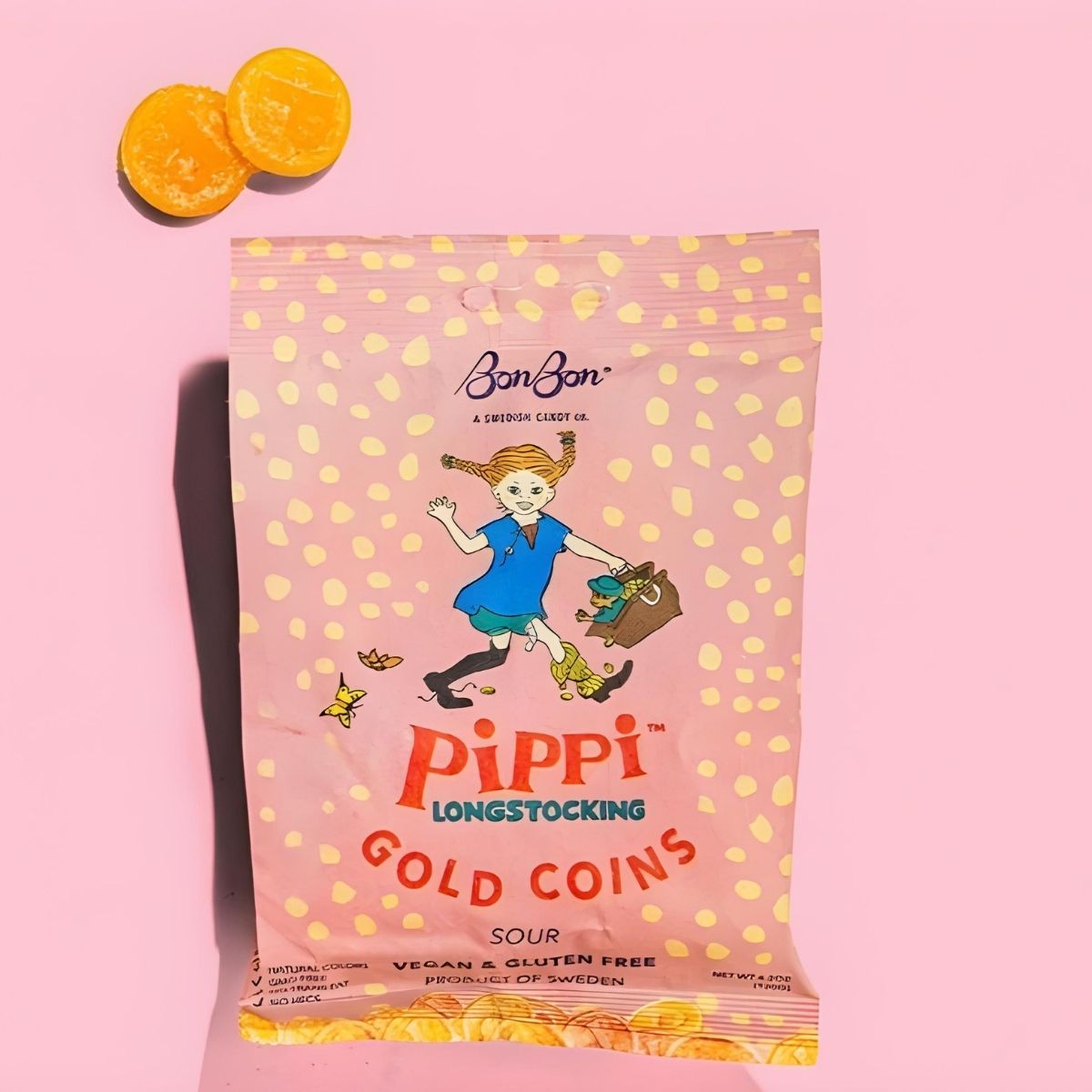 Bon Bon - A Swedish Candy Co Pippi Longstocking Gold Coins