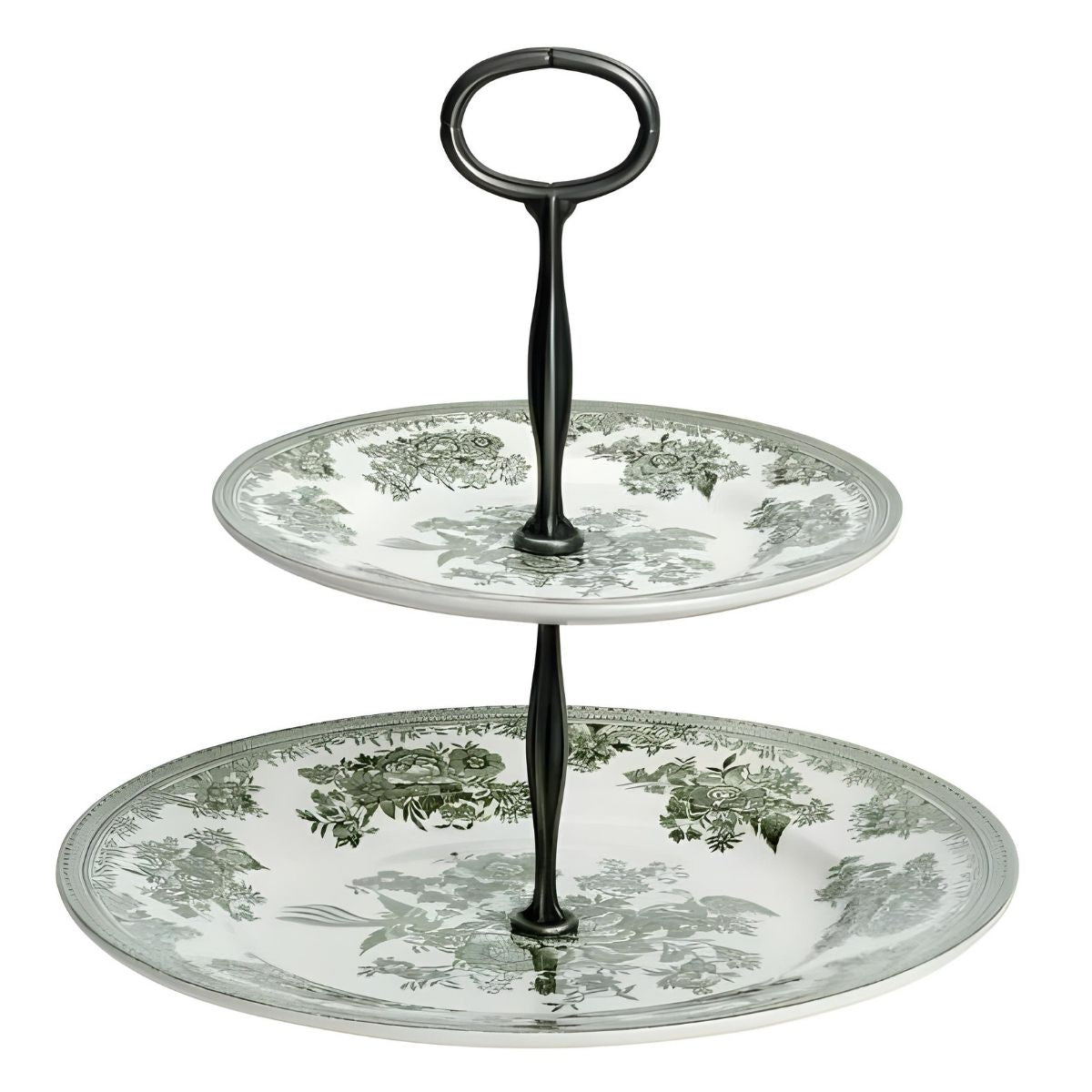 Burleigh Green Asiatic Pheasants 2-Tier Cake Stand
