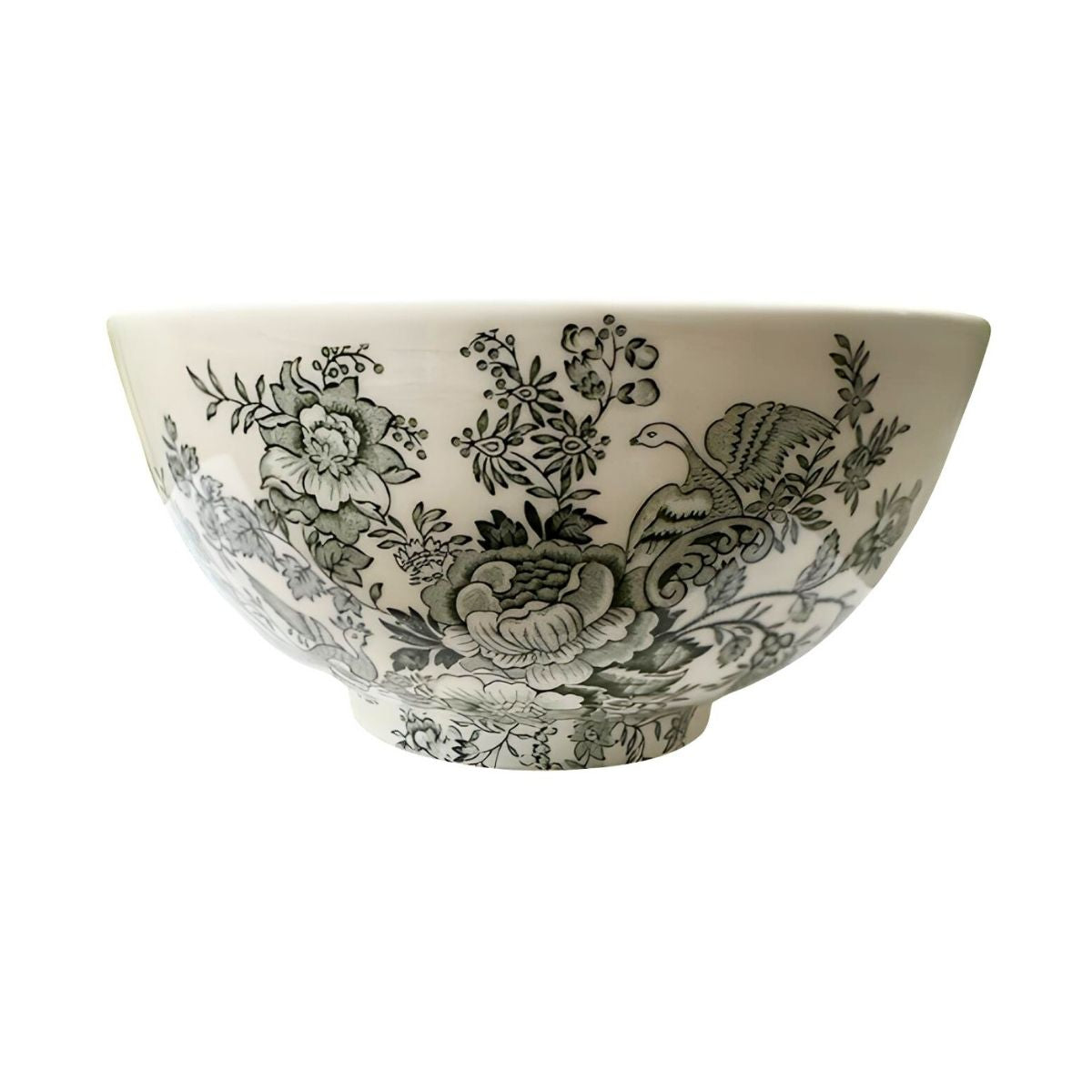 Burleigh Green Asiatic Pheasants Medium Footed Bowl - Retired