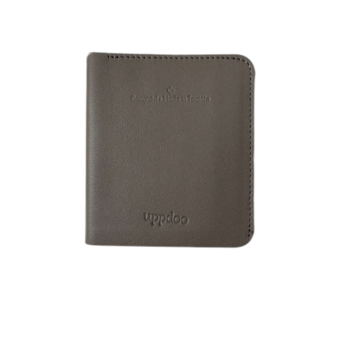 Uppdoo Journey Ultra Slim Bi-Fold Wallet - Beige