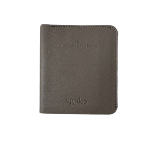 Uppdoo Journey Ultra Slim Bi-Fold Wallet - Beige