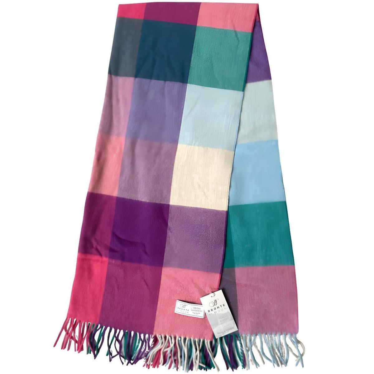 Bronte Moon Wide Pattern Wrap - Raspberry