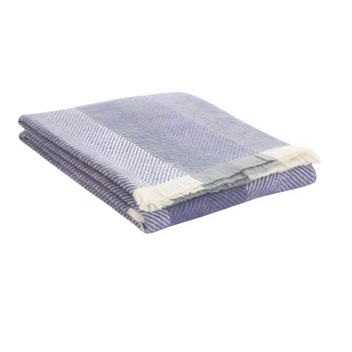 Cushendale Indigo Corran Irish Wool Small Throw