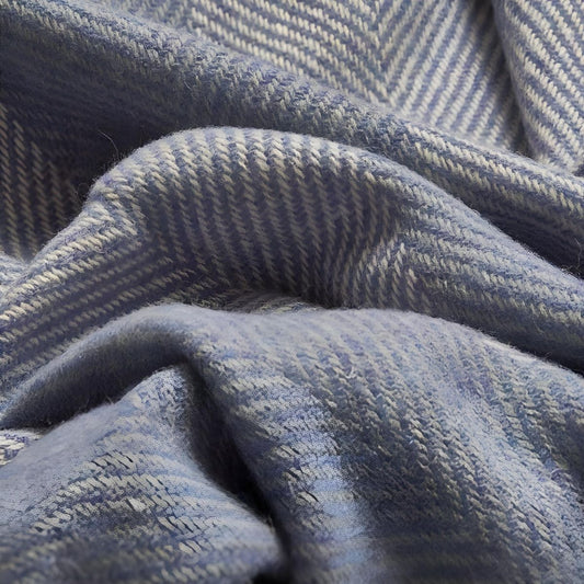Cushendale Indigo Corran Irish Wool Small Throw