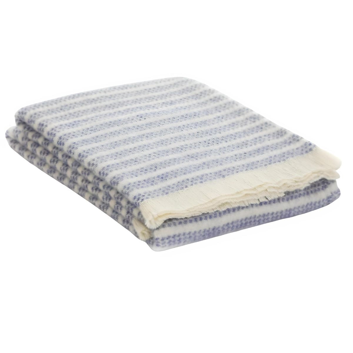 Cushendale Raheen Small Wool Throw Indigo