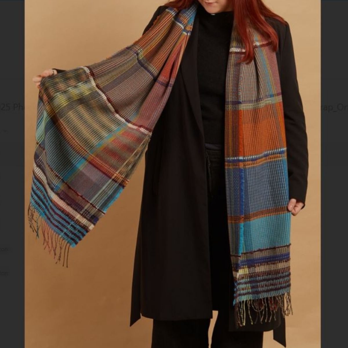 Wallace Sewell Ortensia Gulf Lambswool Mohair Wrap Scarf