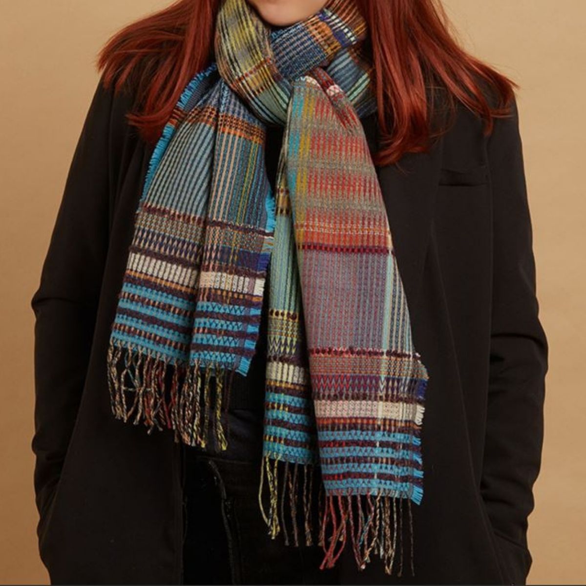 Wallace Sewell Ortensia Gulf Lambswool Mohair Wrap Scarf