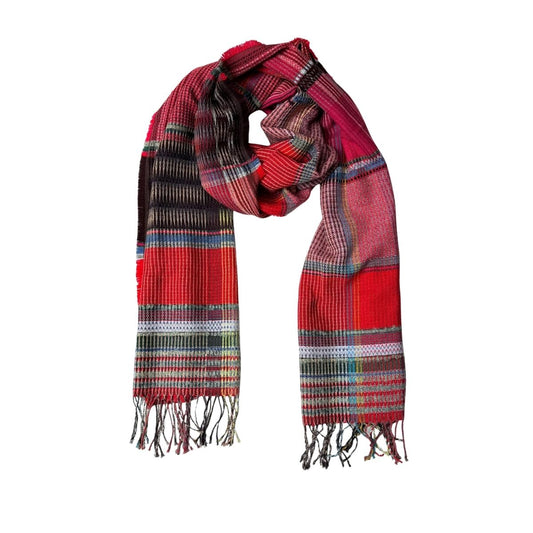 Wallace Sewell Ortensia Ruby Lambswool Mohair Wrap Scarf