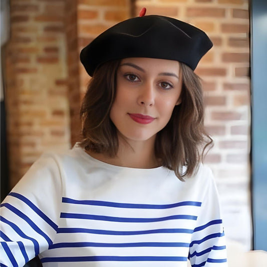 Le Beret Français Vintage Edition French Beret - Black