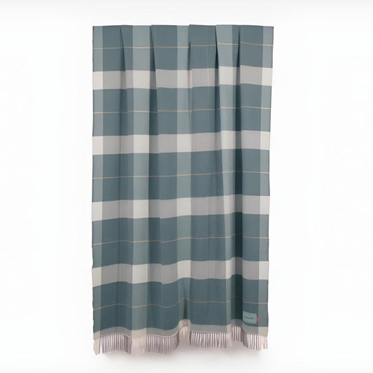 Cushendale Glynn Lambswool Throw Blanket Large - Sage