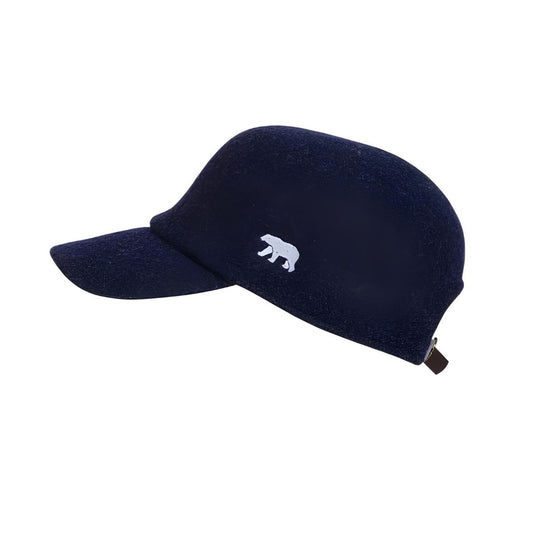 Norlender Woolen Baseball Cap - Navy