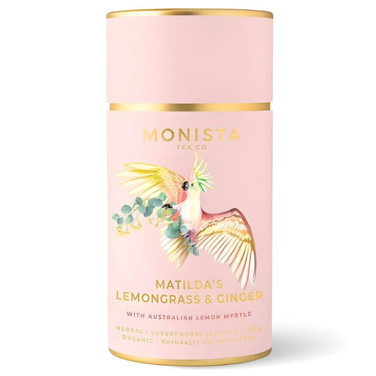 Monista Tea Co. Matilda's Lemongrass & Ginger Tea Canister