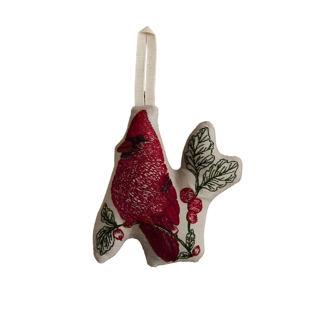Coral & Tusk Red Cardinal Ornament