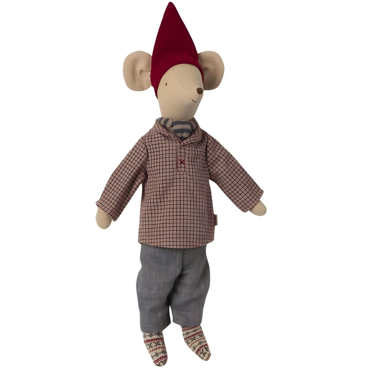 Maileg Medium Boy Christmas Mouse