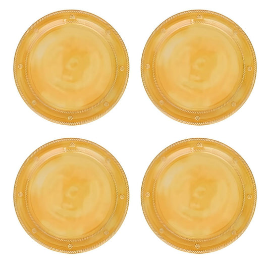 Juliska Berry & Thread Melamine Dinner Plate Set/4 - Sunshine