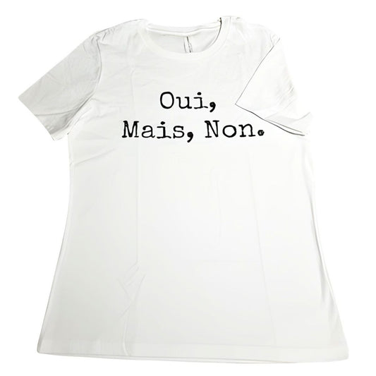 Oui Mais Non T-Shirt - White