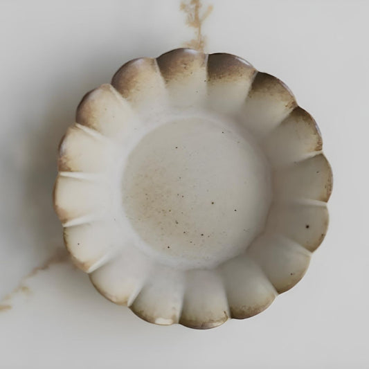 Fodory Flower Ceramic Pinch Bowl - Dark