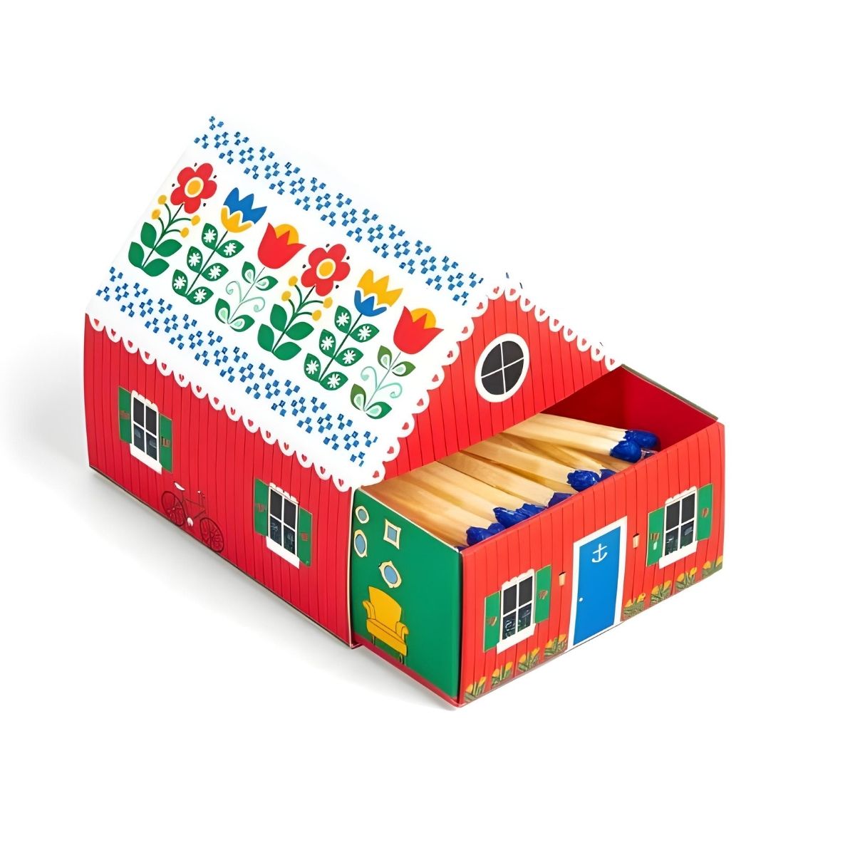 Swedish Dream® Tiny Living Blue Matchbox Cottage