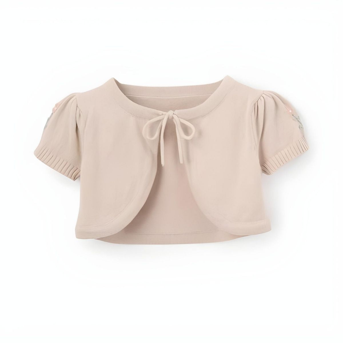 Elegant Baby Floral Bolero Cardigan
