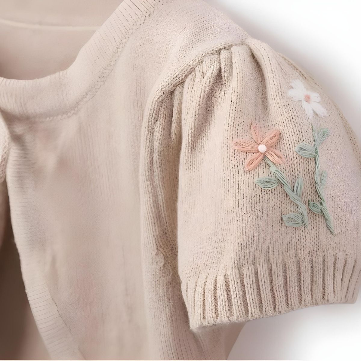 Elegant Baby Floral Bolero Cardigan