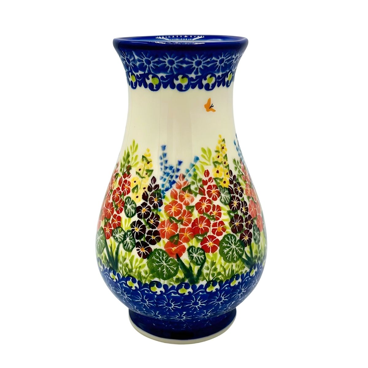 Polish Pottery Floral Vase