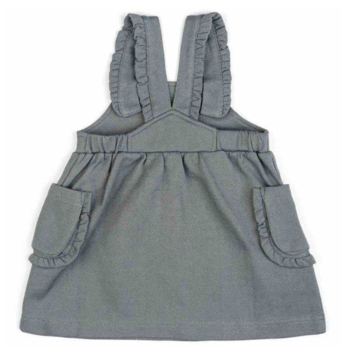 Milkbarn Organic Denim Overall Dress