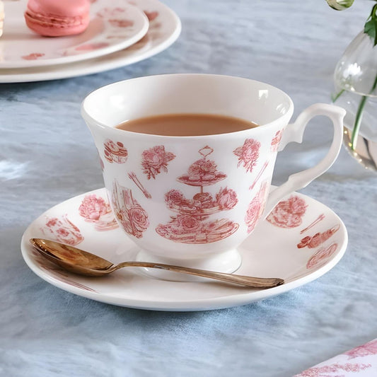 Victoria Eggs Afternoon China Teacup & Saucer