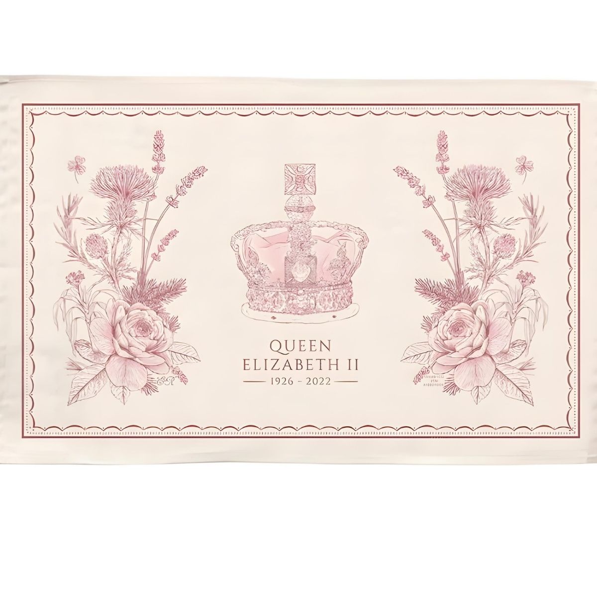 Victoria Eggs Queen Commemorative Tea Towel