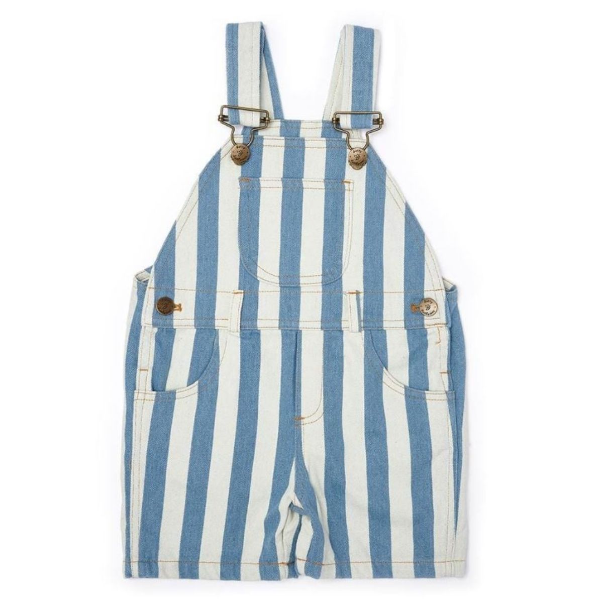Dotty Dungarees Stonewash Stripe Shorts