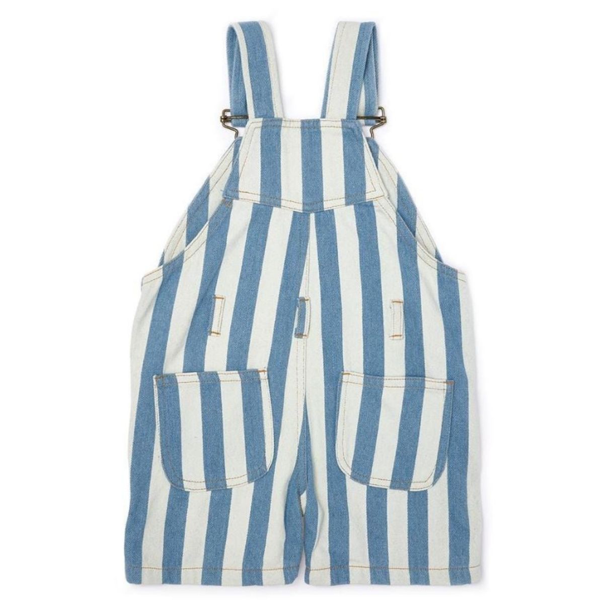 Dotty Dungarees Stonewash Stripe Shorts