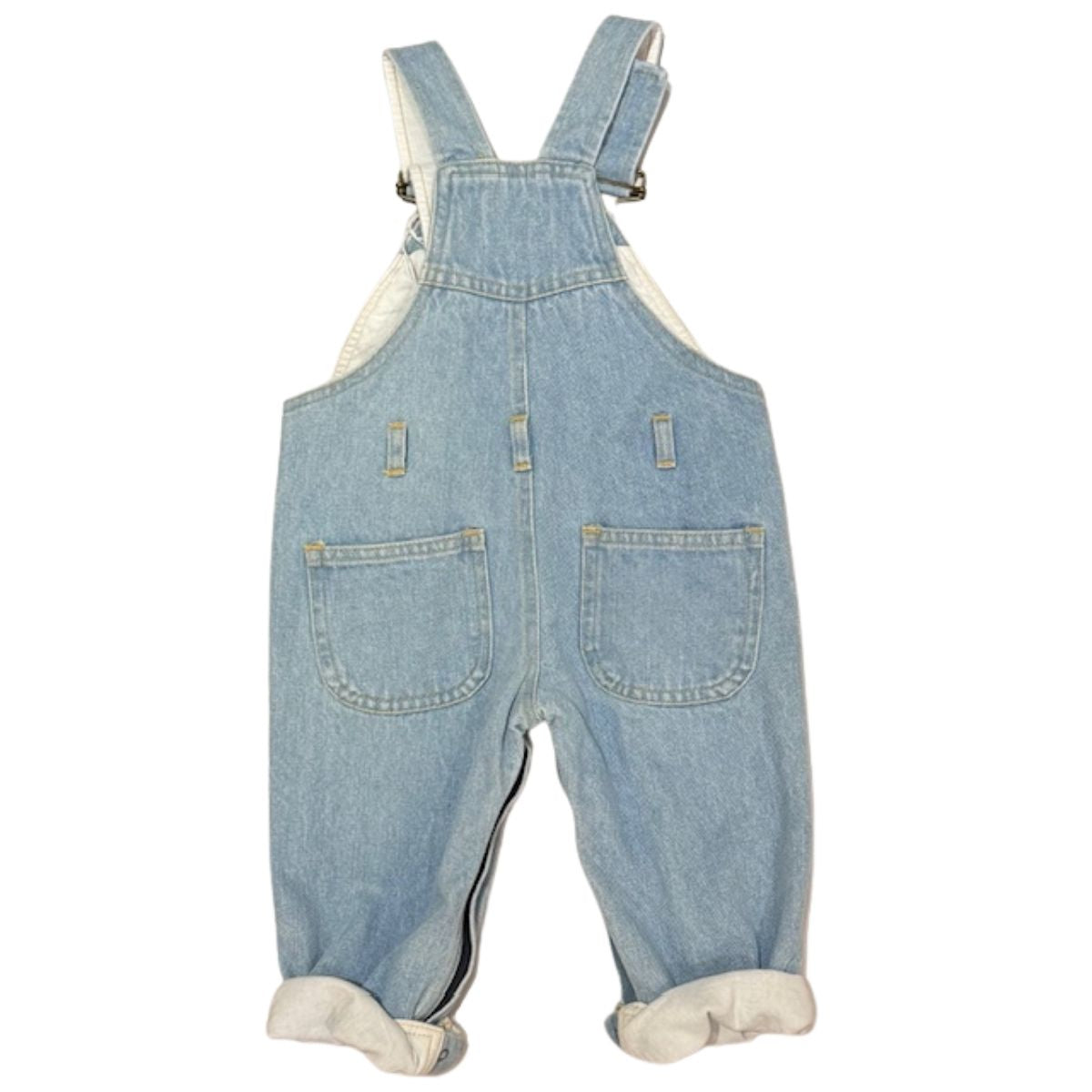 Dotty Dungarees Pale Denim Dungarees