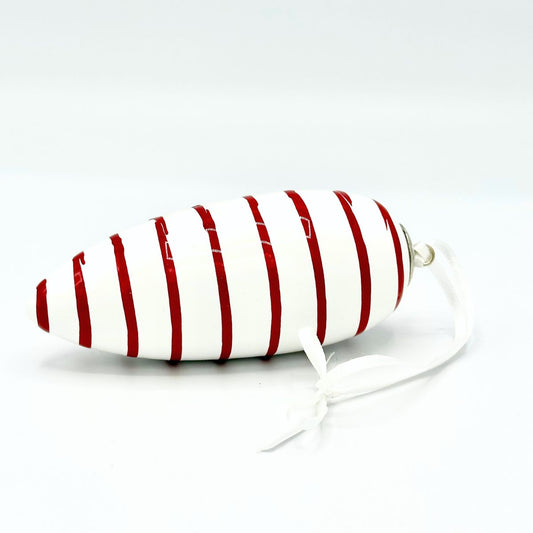 Gmundner Keramik Dizzy Red Ornament Pinecone - Retired