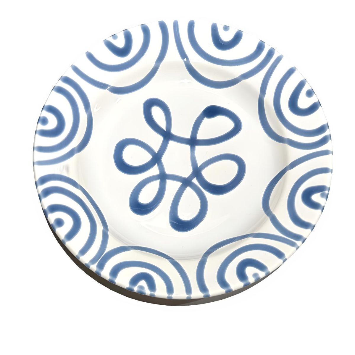 Gmundner Keramik Dizzy Blue Gourmet Dessert Plate - Retired