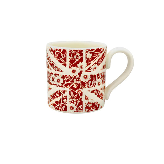 Burleigh Red Calico Union Jack Mug - Retired