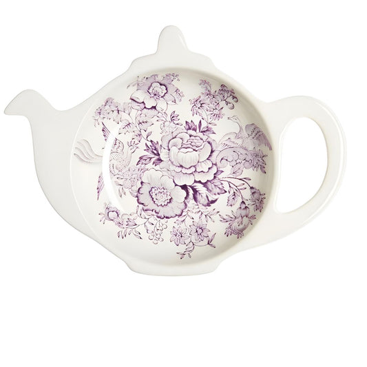 Burleigh Plum Asiatic Pheasants Mini Teapot Tray - Retired