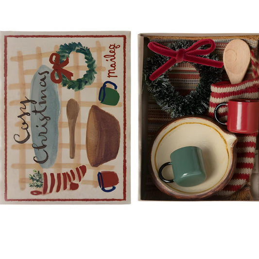 Maileg Cosy Christmas Set - Mouse
