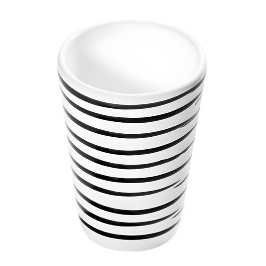 Gmundner Keramik Black Flamed Handleless Mug