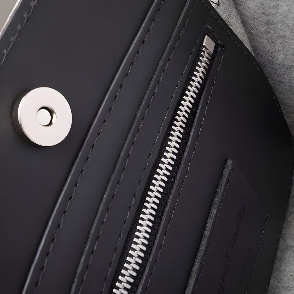 Graf Lantz Jaunt Mini Merino Wool Tote Granite, Heather White & Black